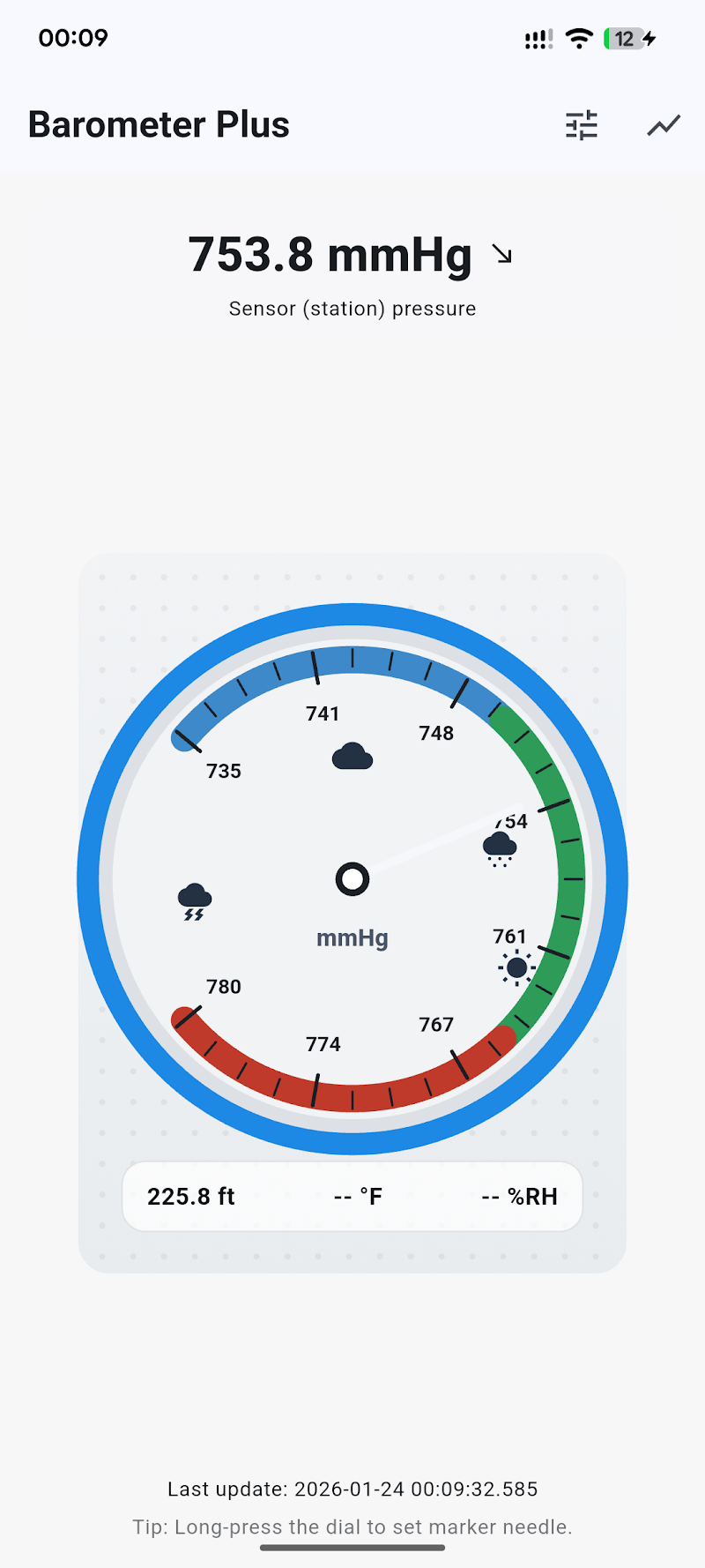 Barometer screenshot 1