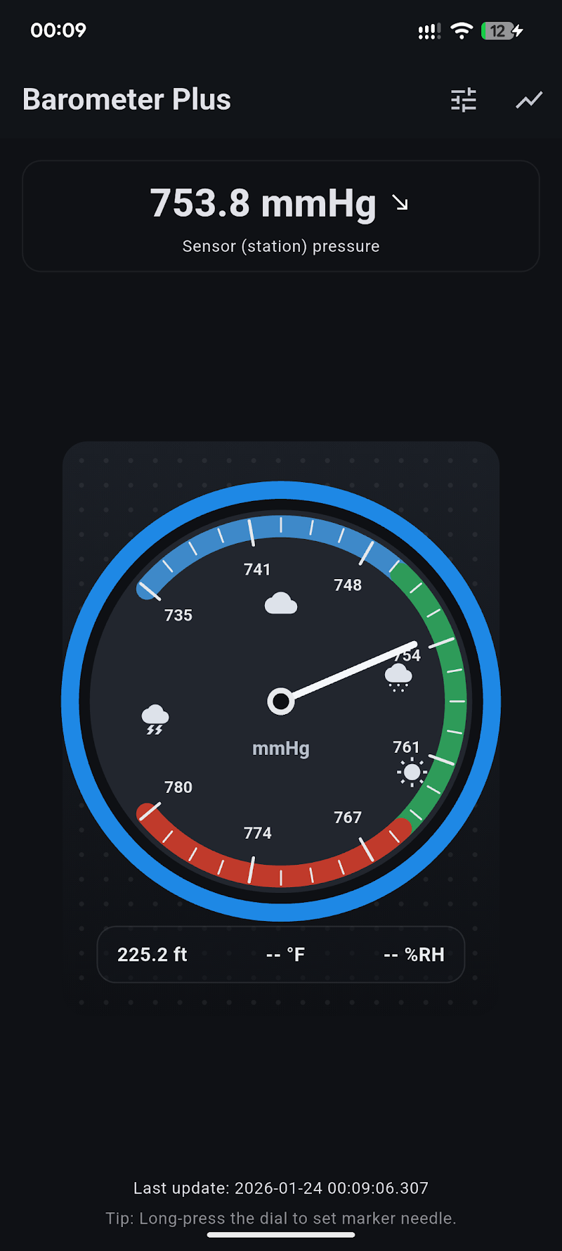 Barometer screenshot 2