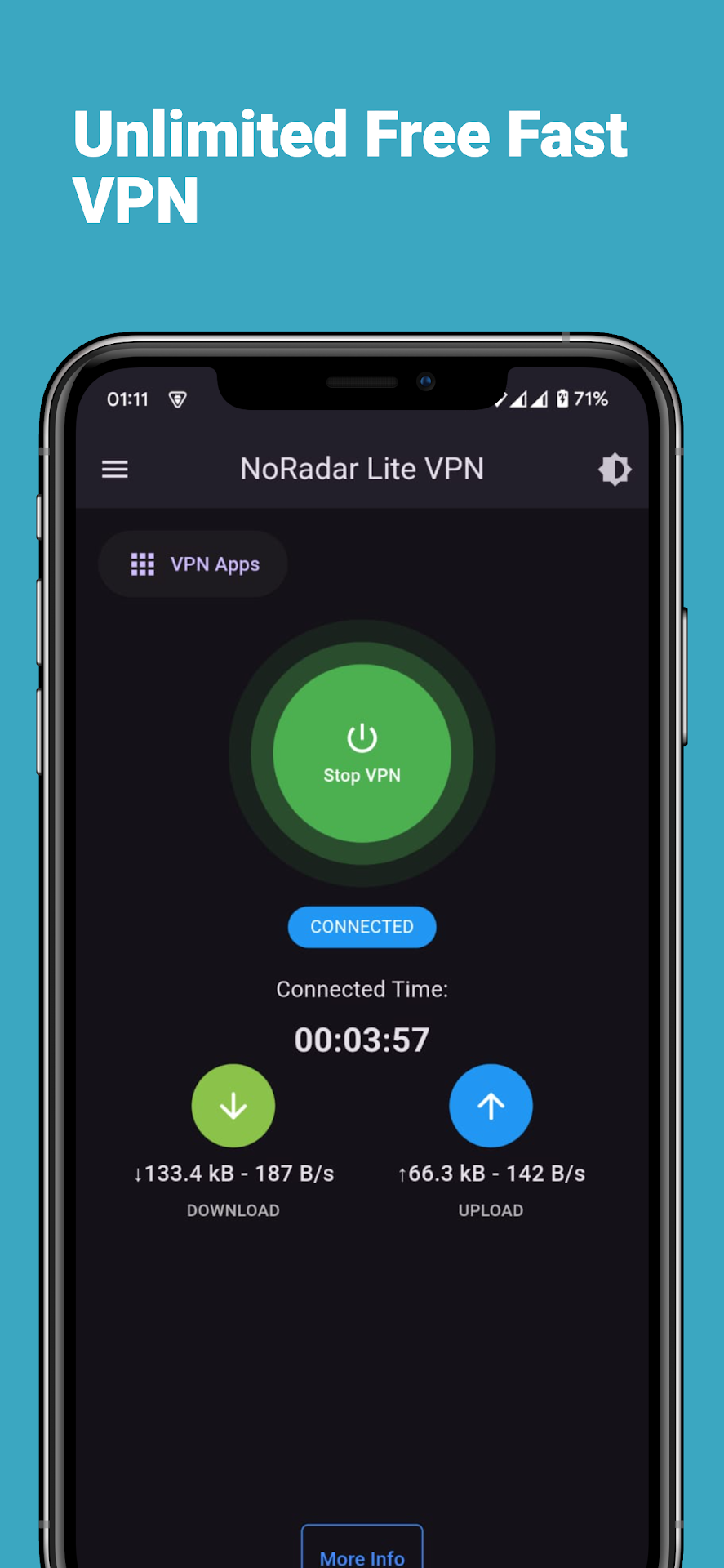 NoRadar Lite VPN screenshot 1