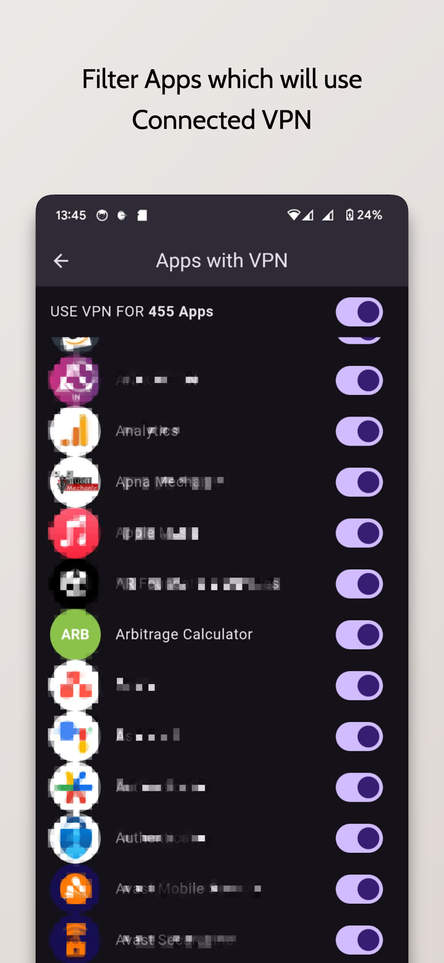 NoRadar Lite VPN screenshot 2